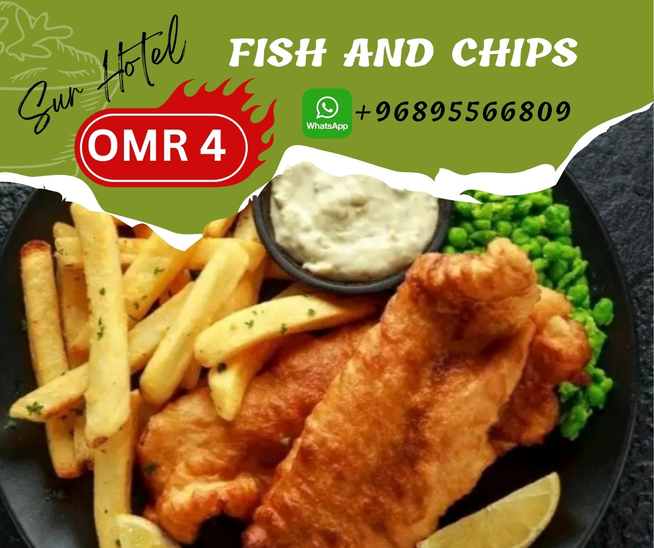 Enjoy our delicious Fish and Chips