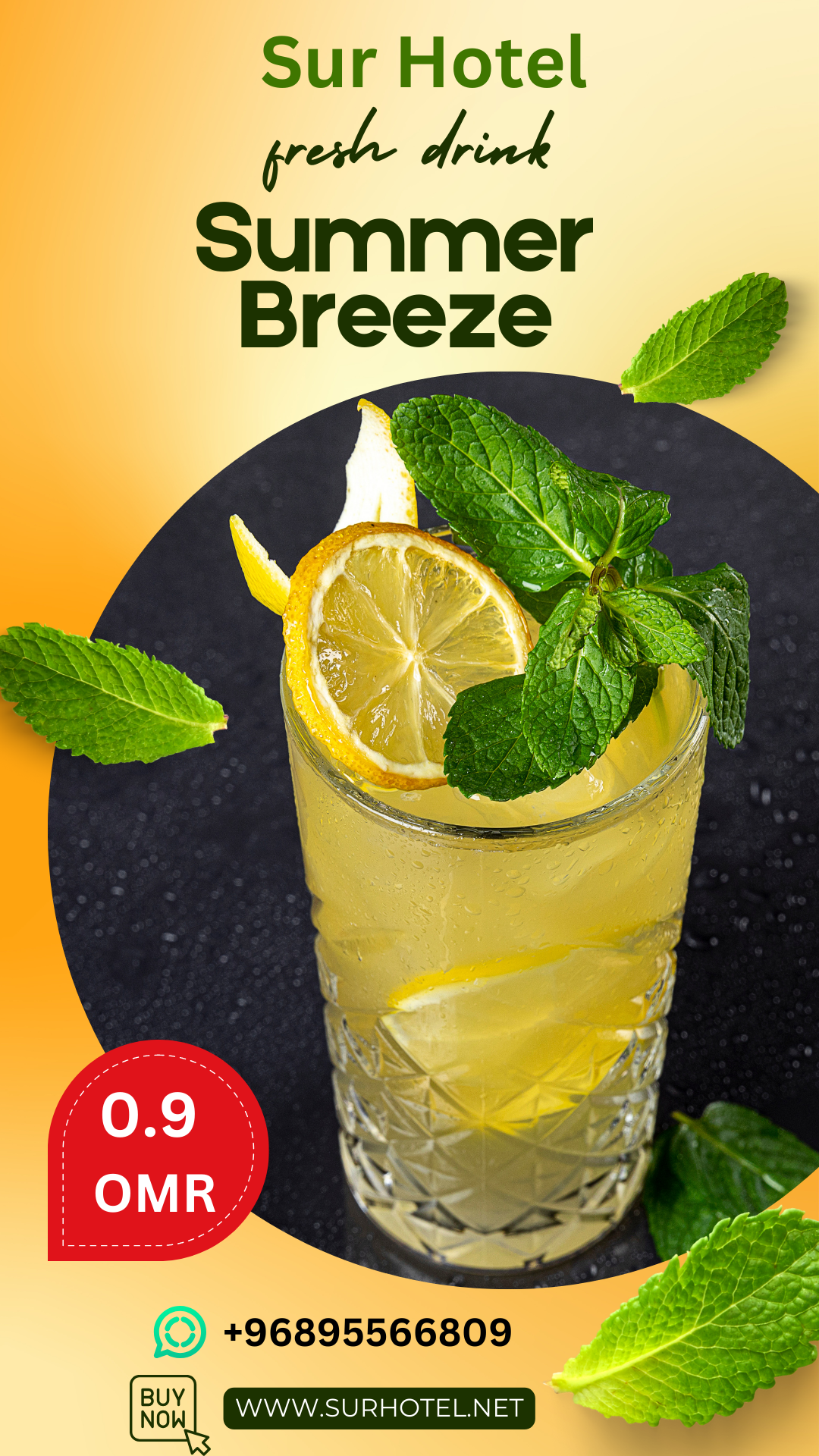 Beat the Heat with Sur Hotel’s Signature Drink - Summer Breeze
