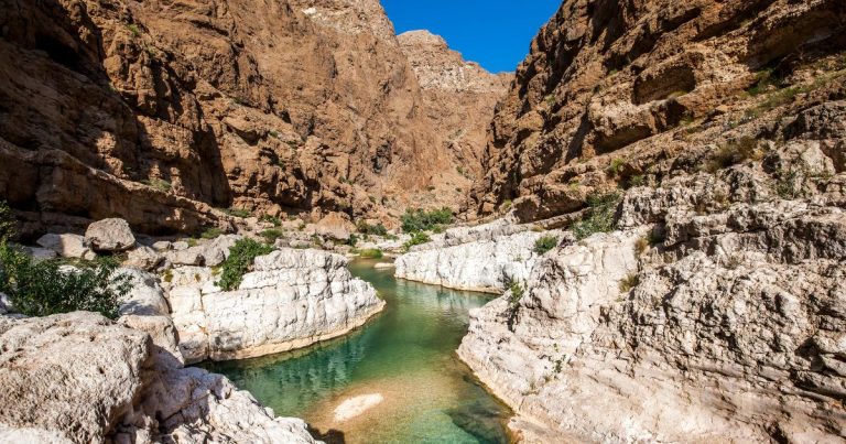 Wadi Shab and Bimmah Sinkhole Tour from Sur