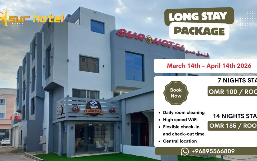 hotel in Sur Oman 2 - Long Stay Hotel Deal in Sur Oman | Sur Hotel Special Offer