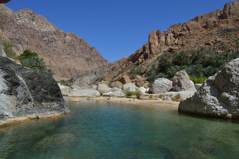 Wadi Tiwi adventure tour from Sur, Oman