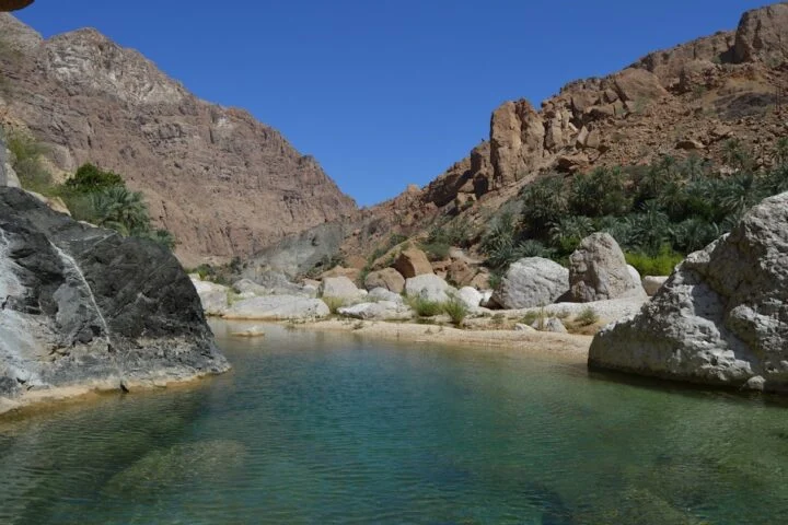 Wadi Tiwi adventure tour from Sur, Oman